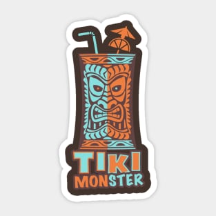 Tiki Monster Sticker